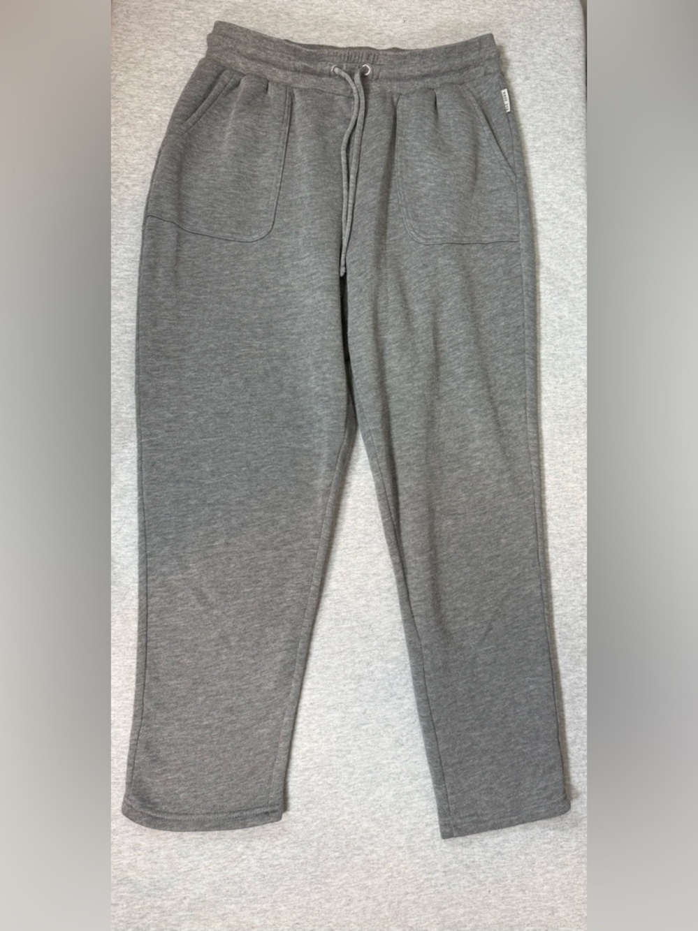 Rae Dunn Drawstring Sweatpants - Grey - Medium